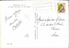 MODERN CARD Cancale the Gambetta Quay and Hotels