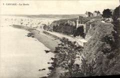 VINTAGE POSTCARD Cancale the Swell