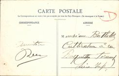 VINTAGE POSTCARD Cancale the Swell seen of the Cliffs Boats