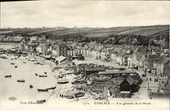 VINTAGE POSTCARD Cancale View of Houte Boat