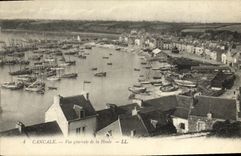 VINTAGE POSTCARD Cancale View of the Swell Boats
