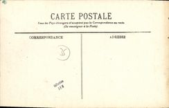 POSTAL Cancale de la VENDIMIA el martirio de la inflamacion