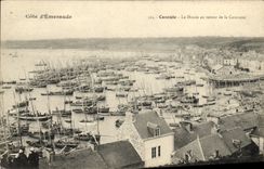 CPA Cancale La Houle au retour de la Caravane Bateaux