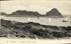 CPA Cancale Le rocher de Cancale 