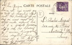 Puerto de Cancale Briac de la POSTAL de la VENDIMIA