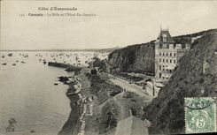 CPA Cancale Le Mole et l Hotel du Guesclin 