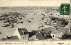 VINTAGE POSTCARD Cancale View of the Swell