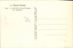 MODERN CARD Cancale View Boats