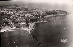 CPM Cancale Vue aerienne Le Port la Houle ensemble de la Ville 