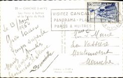 MODERN CARD Cancale the Oyster beds and the Point of Hock Ostreiculture