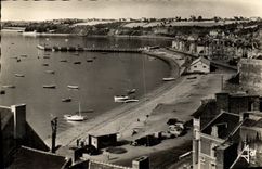 MODERN CARD Cancale the Port of the Swell enters the pier of L Epi and the pier the Window