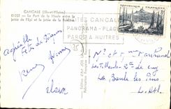 MODERN CARD Cancale the Port of the Swell enters the pier of L Epi and the pier the Window