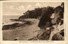 VINTAGE POSTCARD Cancale the Point of Hock and the Porco Valley