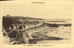 VINTAGE POSTCARD Cancale the Swell View