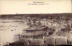 CPA Cancale La Houle Bateaux