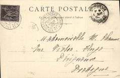 CPA Cancale Le Rocher Bateaux
