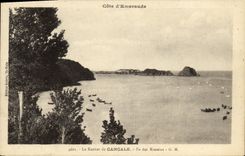 VINTAGE POSTCARD the Rock of Cancale of Rimains