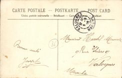 CPA Carfantin Le Bourg et le Moulin carte toilee 
