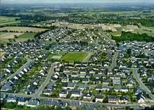 POSTAL MODERNA asignacion vista Sevigne Beausoleil y Chalotais del aire de Cesson