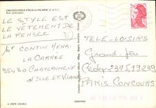 MODERN CARD Chateauneuf D it and Unpleasant Main street