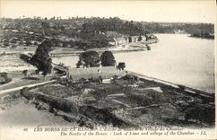 VINTAGE POSTCARD the edges of the Rancid L locks of Livet and the village of Chatelier