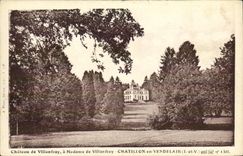 VINTAGE POSTCARD Chatillon In Vendelais has Mrs De Villanfray Chatillon In Vendelais