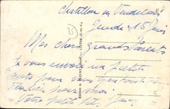 VINTAGE POSTCARD Chatillon In Vendelais Manor Of Roussieres