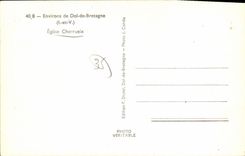 MODERN CARD Surroundings Of Fraud Of Brittany Cherrueix Church