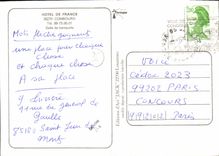 CPM Hotel De France Combourg Salle De Banquets
