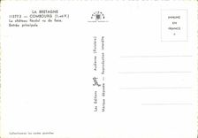 CPM La Bretagne Combourg Le Chateau Feodal Vu De Face Entree Princupale