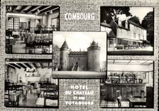 MODERN CARD Hotel Of the Castle And the Travellers Combourg Cauldron Panoramic View On the Lake