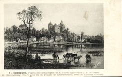 CPA Combourg d apres Une Lithographie de Ciceri 