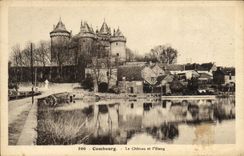 VINTAGE POSTCARD Combourg Castle and L Pond
