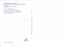 MODERN CARD Combourg Hotel Restoring of the castle and the travellers