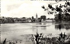 MODERN CARD Combourg L Pond and View