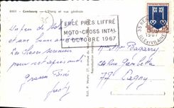 MODERN CARD Combourg L Pond and View