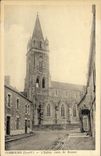 CPA Combourg L Eglise Route de Rennes