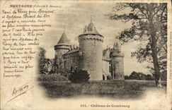 VINTAGE POSTCARD Combourg Castle