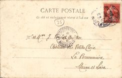 VINTAGE POSTCARD Combourg Castle