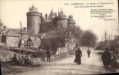 VINTAGE POSTCARD Combourg the Castle or Chateaubriant