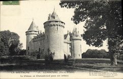 VINTAGE POSTCARD Combourg the Castle Or Chateaubriant Passed its childhood