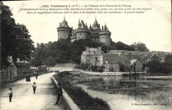 CPA Combourg Le Chateau et la Chaussee de L Etang