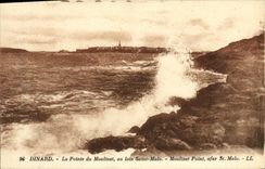 POSTAL Dinard de la VENDIMIA el punto del torno con St lejano Malo