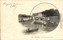 CPa De Dinard el asimiento tiene barco de la alta marea