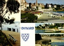 CPM Dinard Cote D Emeraude Le jardin exotique La plage de l escale 