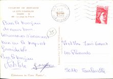 POSTAL MODERNA Dinard la playa del Prioress