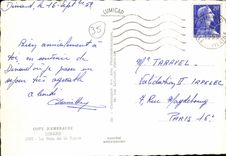 POSTAL MODERNA Dinard Basilea de la rancia