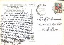 POSTAL MODERNA la esmeralda del corral D de Dinard la playa de L traba la vision