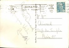 POSTAL MODERNA playa de la caneria de Dinard