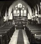 POSTAL MODERNA iglesia americana britanica santa de Dinard Bartholomew S